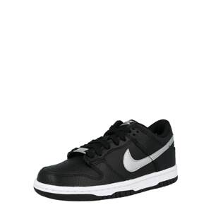 Nike Sportswear Tenisky 'Dunk'  černá / stříbrná