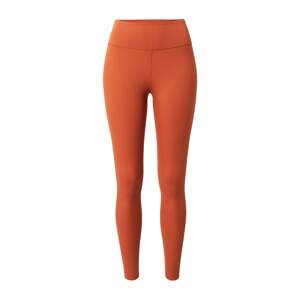 NIKE Sportovní kalhoty 'One Luxe'  tmavě oranžová