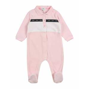 BOSS Kidswear Pyžamo  růžová / bílá / černá