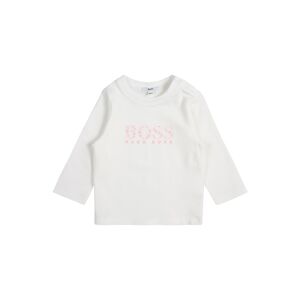BOSS Kidswear Tričko  bílá / růžová