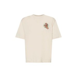 Santa Cruz T-Shirt  offwhite / korálová / bílá / zelená / krémová