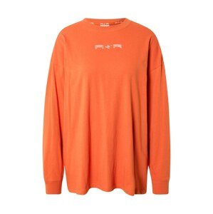 Nike Sportswear Tričko  jasně oranžová / bílá