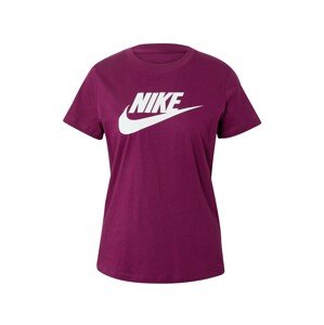 Nike Sportswear Tričko 'Futura'  ostružinová / bílá