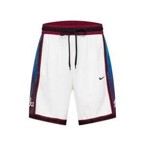 NIKE Sportovní kalhoty  bílá / černá / bobule / modrá / tmavě fialová