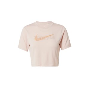 Nike Sportswear Tričko pastelová fialová / pastelově oranžová / pink