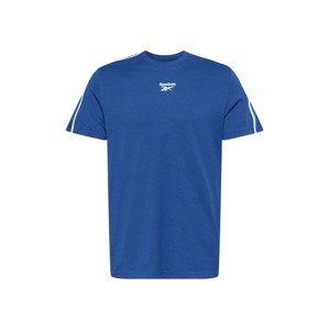 Reebok Sport Funkční tričko ' Workout Ready Piping '  modrá / bílá