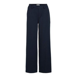 OBJECT Kalhoty se sklady v pase 'Lisa' noční modrá