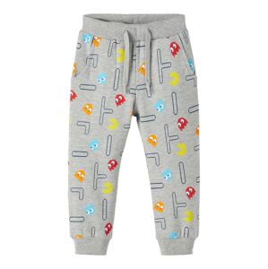 NAME IT Kalhoty 'Pacman Jovi'  šedý melír / mix barev
