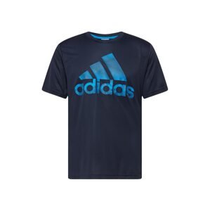 ADIDAS PERFORMANCE Funkční tričko  modrá / noční modrá