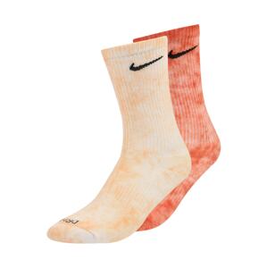 Nike Sportswear Ponožky  jasně oranžová / oranžově červená / černá / bílá