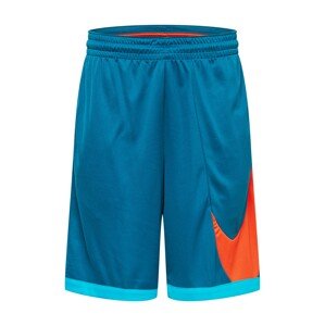NIKE Sportovní kalhoty  marine modrá / tyrkysová / oranžová