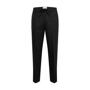 Les Deux Kalhoty s puky  tmavě šedá / černá
