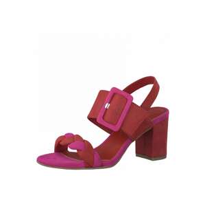 MARCO TOZZI Páskové sandály  malinová / pink
