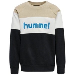 Hummel Sportovní mikina 'Claes'  béžová / bílá / černá / modrá