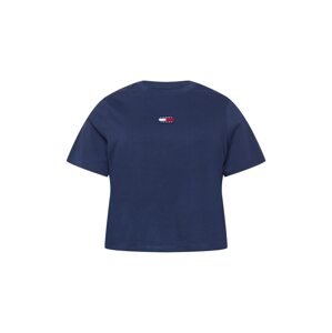 Tommy Jeans Curve Tričko  námořnická modř / ohnivá červená / bílá