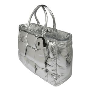 FURLA Nákupní taška 'OPPORTUNITY'  černá / stříbrná