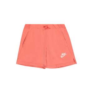 Nike Sportswear Kalhoty  světle růžová / bílá