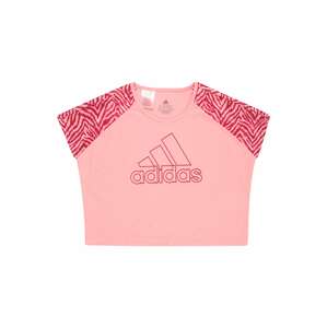 ADIDAS SPORTSWEAR Funkční tričko  růžová / červená
