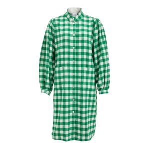 VILA Přechodný kabát 'Lulu'  zelená / přírodní bílá