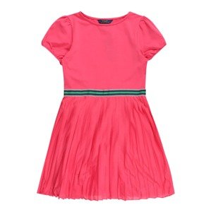 Polo Ralph Lauren Šaty  pink / bílá / noční modrá / zelená