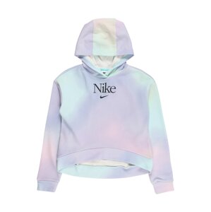 Nike Sportswear Mikina  světlemodrá / pastelová fialová / pastelově růžová / černá