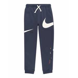 Nike Sportswear Kalhoty  marine modrá / bílá / oranžová