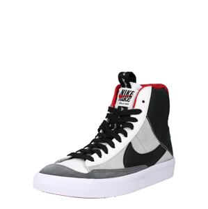Nike Sportswear Tenisky 'Blazer Mid 77'  bílá / světle šedá / černá / tmavě šedá