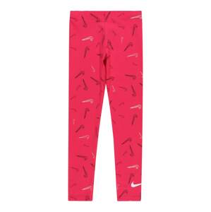 Nike Sportswear Legíny  pitaya / bílá / hnědá