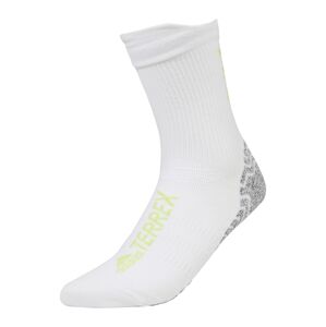 adidas Terrex Sportovní ponožky  bílá / světle zelená / antracitová