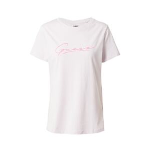 GUESS Funkční tričko 'ANNE'  pastelová fialová / světle růžová