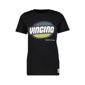 VINGINO Tričko  černá / petrolejová / bílá / hořčicová