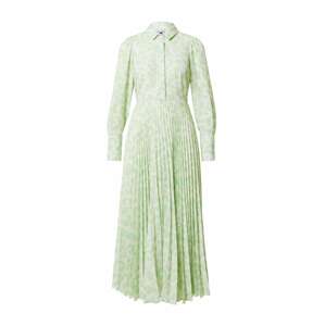 Closet London Košilové šaty  světle zelená / bílá