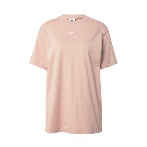 Nike Sportswear Funkční tričko  bílá / pastelově růžová