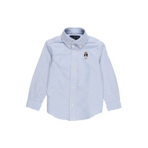 Polo Ralph Lauren Košile  noční modrá / světlemodrá / hnědá / bílá