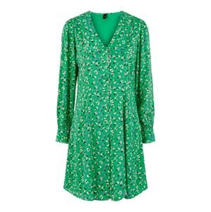 Y.A.S Košilové šaty 'Malikka'  zelená / fialová / růžová / bílá