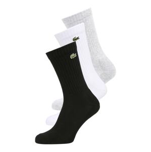 Lacoste Sport Sportovní ponožky  bílá / šedá / černá