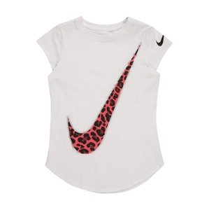 Nike Sportswear Tričko  bílá / černá / burgundská červeň / melounová