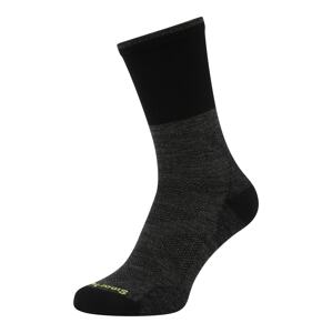 Smartwool Sportovní ponožky  šedý melír / černá / svítivě žlutá