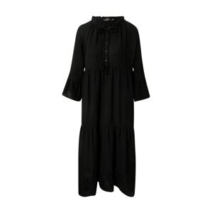 Zwillingsherz Košilové šaty 'Cora'  černá