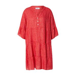 Zwillingsherz Košilové šaty 'Eva'  pink / červená