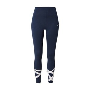 ASICS Sportovní kalhoty 'TIGER'  tmavě modrá / bílá