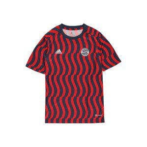 ADIDAS PERFORMANCE Funkční tričko 'FC Bayern München Pre-Match'  modrá / červená / bílá