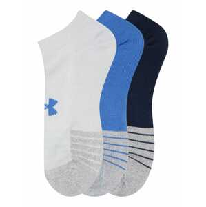 UNDER ARMOUR Sportovní ponožky 'HeatGear'  tmavě modrá / bílá / světlemodrá