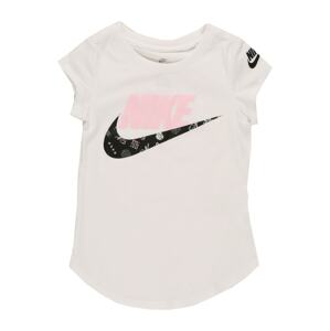 Nike Sportswear Tričko  offwhite / černá / pink