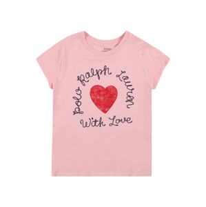 Polo Ralph Lauren Tričko  pink / červená / námořnická modř