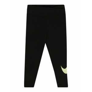 Nike Sportswear Legíny 'POLY'  černá / pastelově žlutá