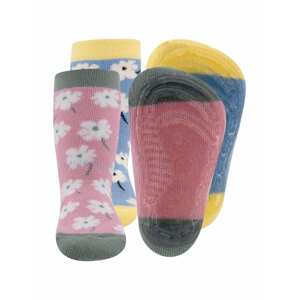 EWERS Ponožky  nebeská modř / žlutá / tmavě šedá / pink / bílá