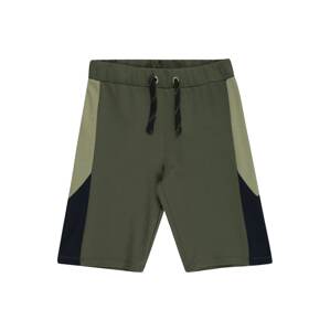 The New Kalhoty  marine modrá / zelená / světle zelená