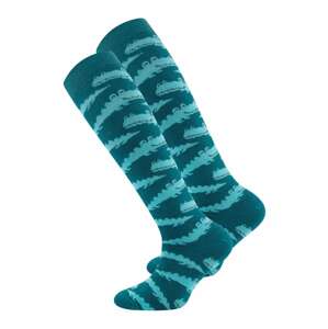EWERS Ponožky 'Krokodil'  modrá / tyrkysová