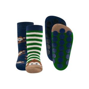 EWERS Ponožky  námořnická modř / béžová / zelená / hnědá